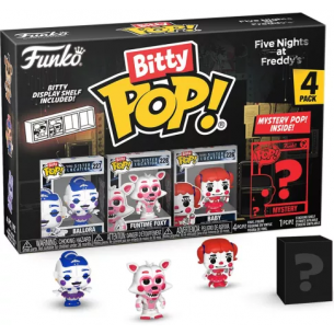 Funko Bitty Pop 4 Pack 2.5cm Five Nights at Freddys - Ballora + Funtime Foxy + Baby + ?