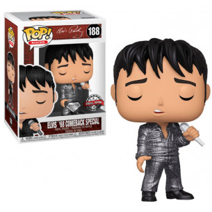 Funko Pop 188 Elvis Presley 68 Comeback (Diamond) - Special Edition
