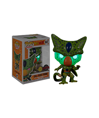 Funko Pop 947 Celula Primera Forma - DragonBall - Special Edition Glows in the Dark