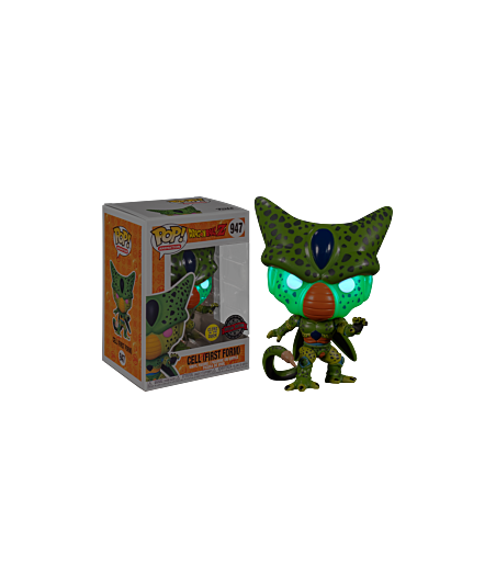 Funko Pop 947 Celula Primera Forma - DragonBall - Special Edition Glows in the Dark