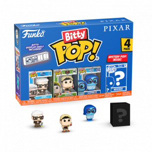 Funko Bitty Pop 4 Pack 2.5cm Pixar - Carl + Russell + Tristeza + ?