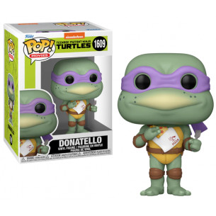 CAJA DAÑADA Funko Pop 1609 Leonardo con Pizza - Tortugas Ninja - Nickelodeon