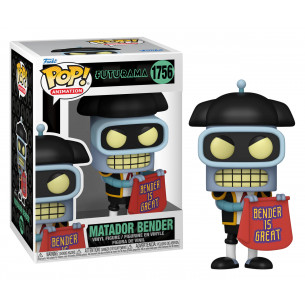 Funko Pop 1756 Bender (Matador) - Futurama