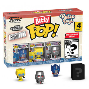 Funko Bitty Pop Pack 2.5cm Retro Toys - Optimus Prime + Bumblebee + Megatron + ?