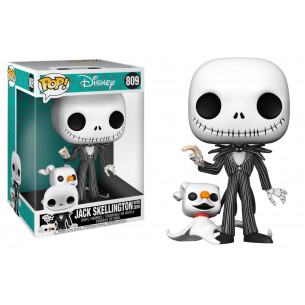 Funko Pop 809 Jack con Zero 10" - Disney - Pesadilla Antes de Navidad