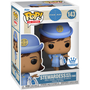 Funko Pop Iconos 143 Azafata con bolsa blanca - Pan Am
