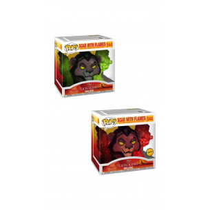 Funko Pop 544 Scar con Llamas - Disney - Delux - OPCION CHASE 1/6 LEER DESCRIPCION