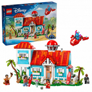LEGO 43268 Casa en la Playa de Lilo y Stitch - Disney - 834 Piezas