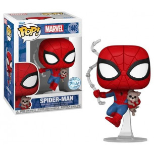 Funko Pop 1449 Spiderman con Perrete - Special Edition - Marvel