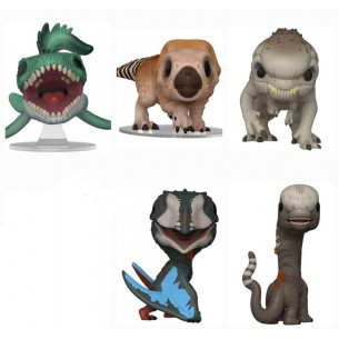 COLECCION COMPLETA Funko Pop Jurassic World Rebirth