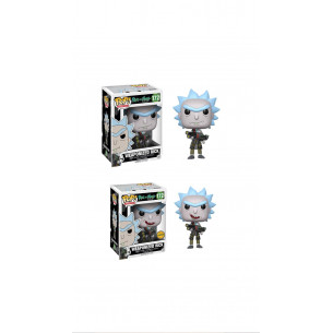 Funko Pop 172 Weaponized Rick - Rick y Morty OPCION CHASE 1/6 LEER DESCRIPCION