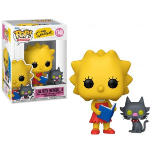 Funko Pop 1740 Lisa con Snowball II - Los Simpson