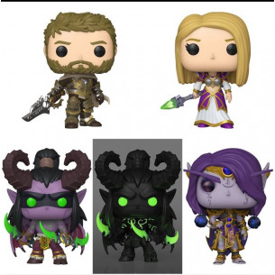 COLECCION COMPLETA Funko Pop World of Warcraf OPCION CHASE 1/6 LEER DESCRIPCION