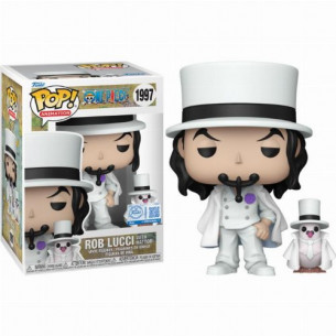 Funko Pop 1997 Rob Lucci with Hattori - One Piece - Special Edition