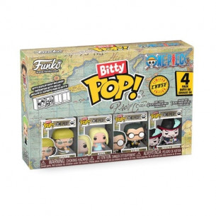 Funko Bitty Pop 4 Pack 2.5cm  Usopp - Kaya - Kuro + ? - One Piece - LEER DESCRIPCION