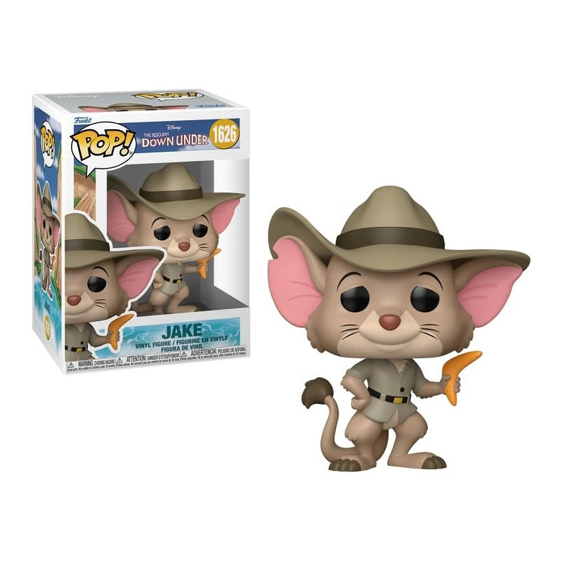 PRE-PEDIDO Funko Pop 1626 Jake - Los Rescatadores - Disney
