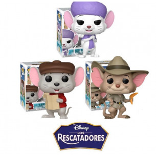 COLECCION COMPLETA Funko Pop Los Rescatadores - Disney