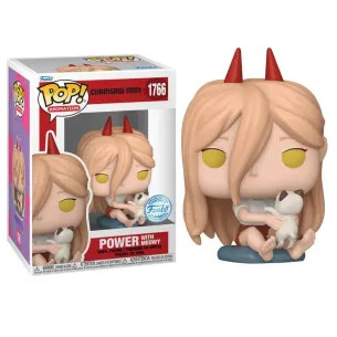 Funko Pop 1766 Power con Meowy -  Chainsaw - Special Edition - OPCION CHASE 1/6 LEER DESCRIPCION