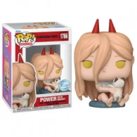 Funko Pop 1766 Power con Meowy -  Chainsaw - Special Edition - OPCION CHASE 1/6 LEER DESCRIPCION