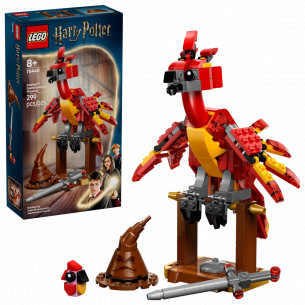 LEGO 76448 Fawkes™: Fénix de Dumbledore - Harry Potter - 299 Piezas