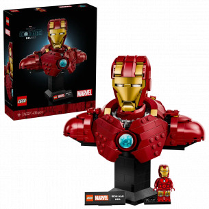 LEGO  76327 Busto de Iron Man MK4 - Marvel - 436 Piezas