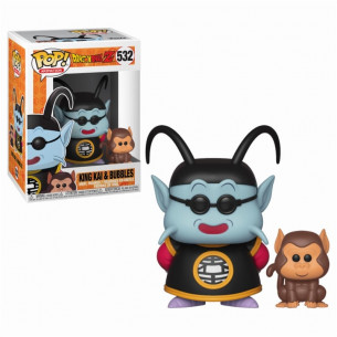 PRE-PEDIDO Funko Pop 532 King Kai y Bubbles - Dragon Ball