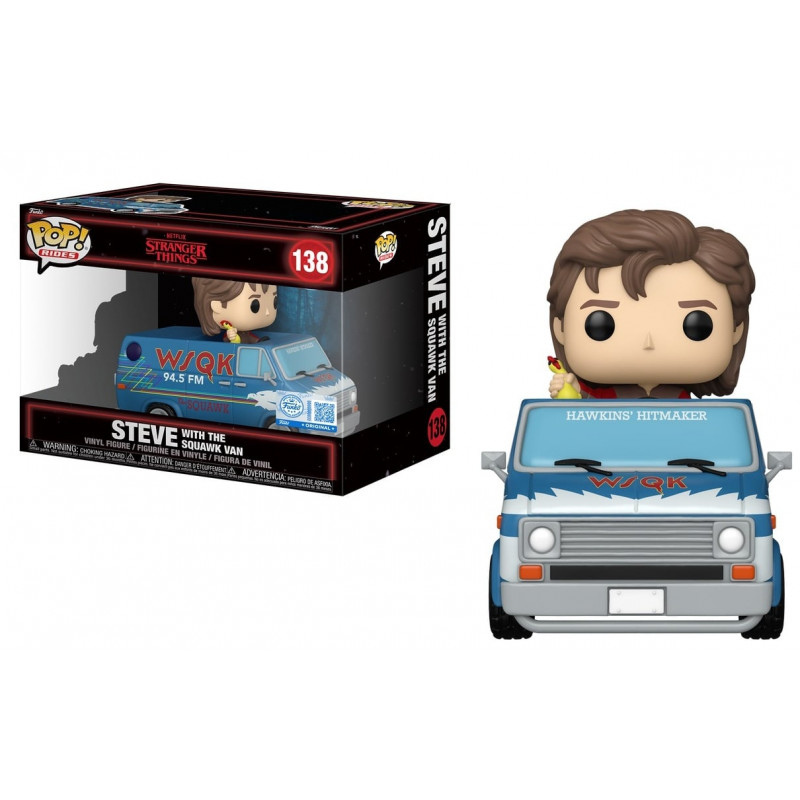 PRE-PEDIDO Funko Pop 138 Steve with the Squawk Van - Special Edition - Stranger Things