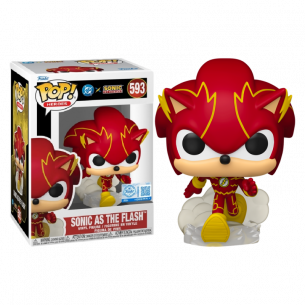 Funko Pop 593 Sonic at the Flash - DC x Sonic - Special Edition