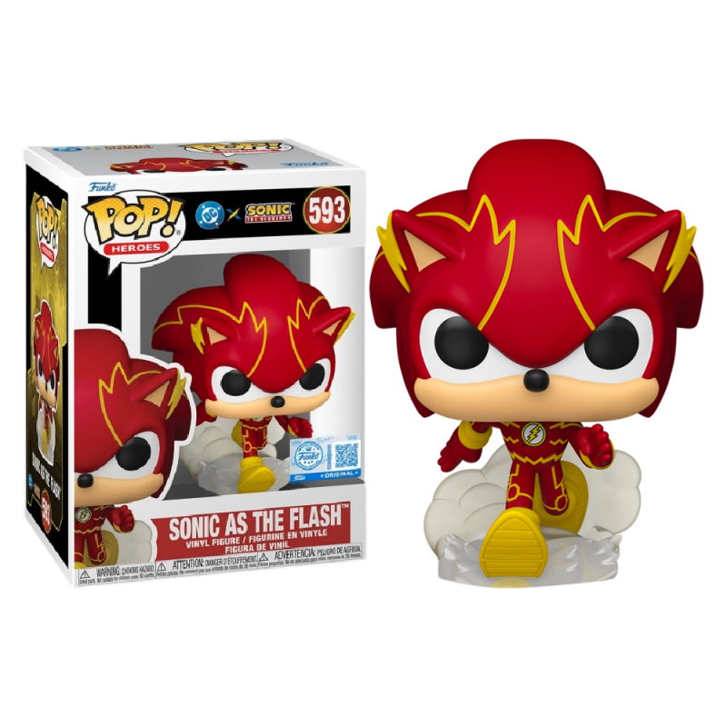 Funko Pop 593 Sonic at the Flash - DC x Sonic - Special Edition