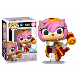 Funko Pop 595 Amy as Wonder Woman - DC x Sonic - Special Edition