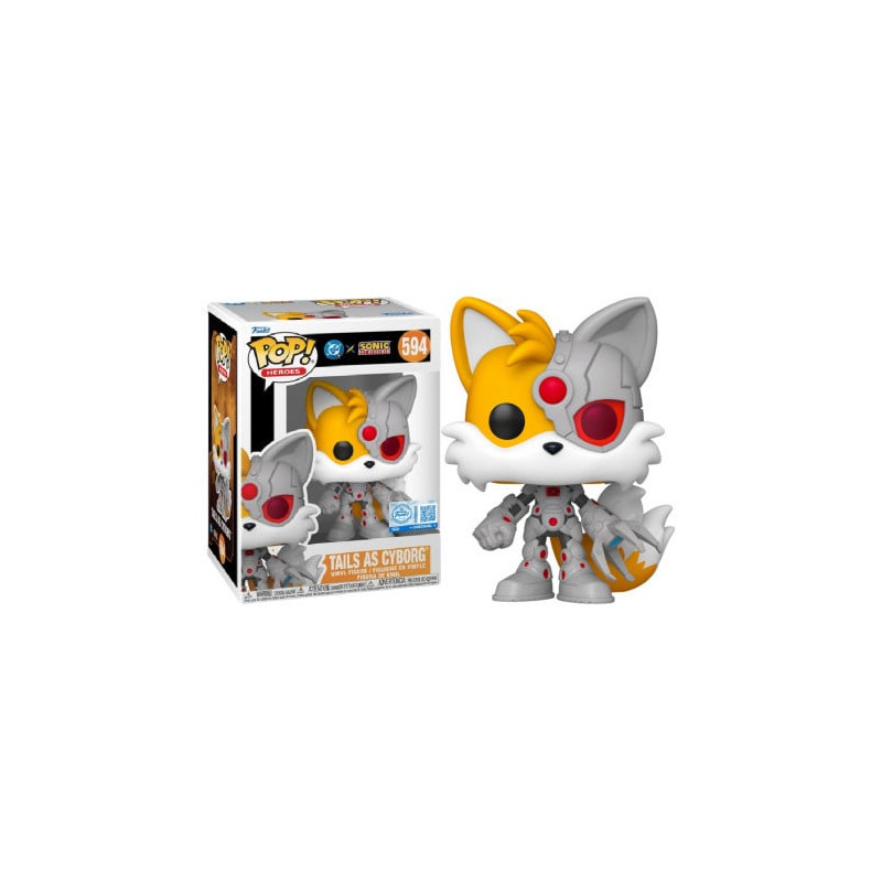 Funko Pop 594 Tails as Cyborg - DC x Sonic - Special Edition