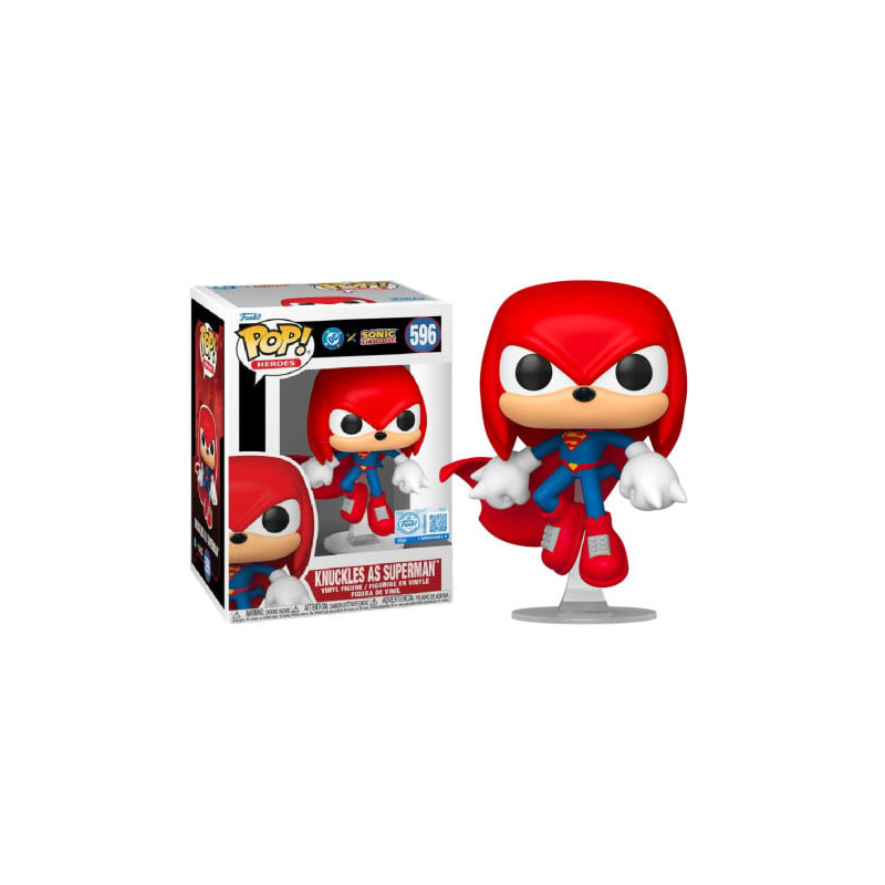 Funko Pop 596 Knuckles as Superman - DC x Sonic - Special Edition