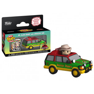 PRE-PEDIDO Bitty Pop Ride Dr. Alan Grant and Jurassic Suv - Jurassic Park