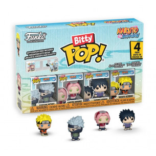 PRE-PEDIDO Funko Bitty Pop 4 Pack 2.5cm Kakashi - Sakura - Sasuke + ? - Naruto LEER DESCRIPCION