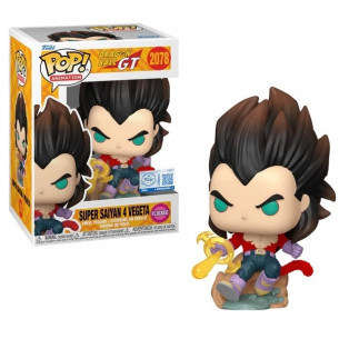 Funko Pop 2078 Super Saiyan 4 Vegeta - Special Edition - Flocked - Dragonball GT