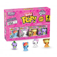 PRE-PEDIDO Bitty Pop 4 Pack 2.5cm Rainbow Dash + Sweetie Belle + Applejack + ? - My Little Ponny - LEER DESCRIPCION