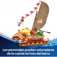 LEGO 43270 Canoa de Aventuras de Vaiana - Disney - 529 Piezas