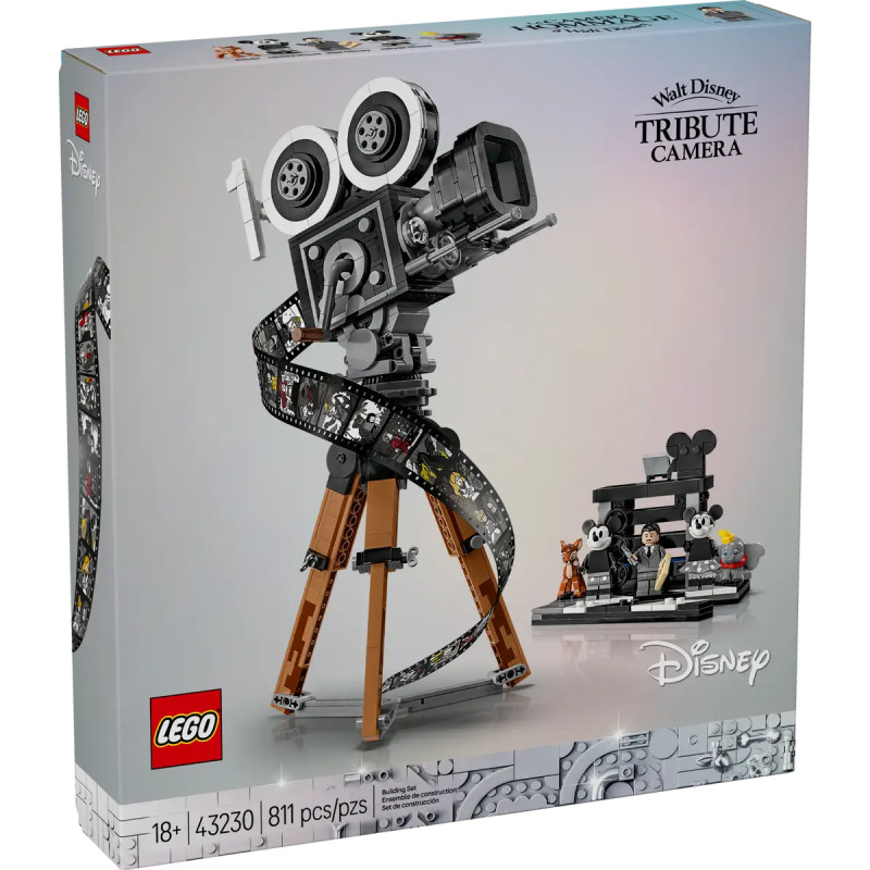 LEGO 43230 Disney Cámara en Homenaje a Walt Disney - 811 Piezas