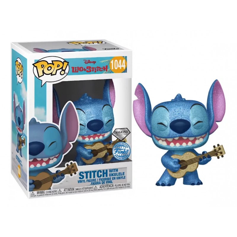 Funko Pop 1044 Stitch Ukelele - Diamond - Disney - Special Edition
