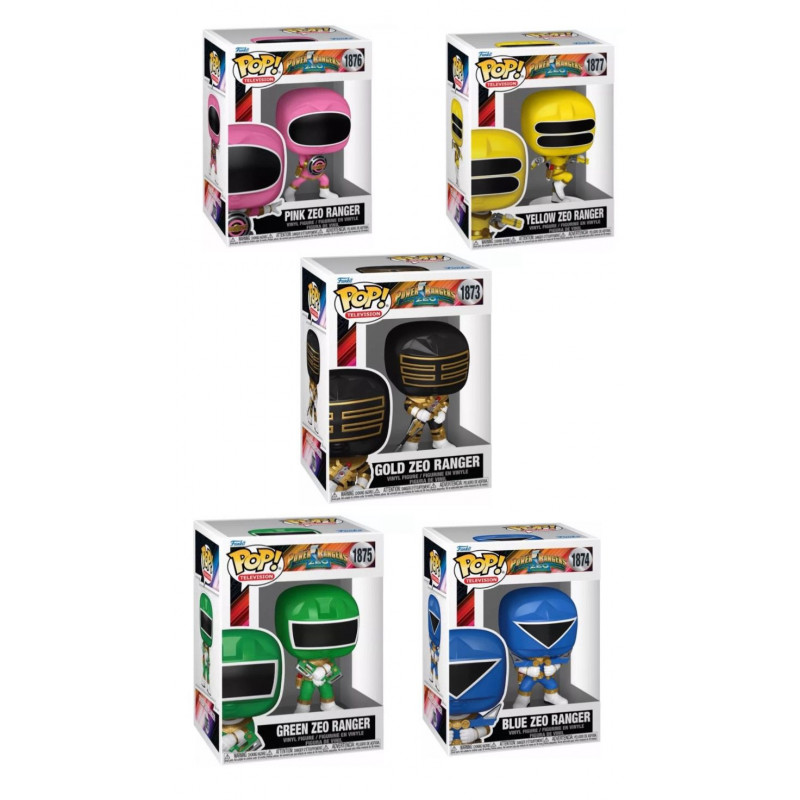 PRE-PEDIDO COLECCION COMPLETA Funko Pop Power Rangers Z