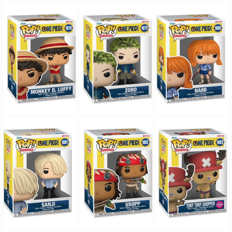 PRE-PEDIDO COLECCION COMPLETA Funko Pop One Piece Netflix