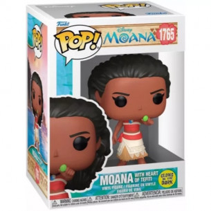 PRE-PEDIDO Funko Pop 1765 Moana con el Corazon de Tefiti- Moana - (Glows in the Dark) - Disney
