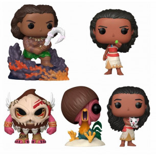 PRE-PEDIDO COLECCION COMPLETA Funko Pop Moana - Disney
