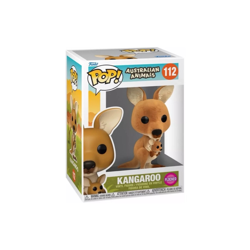PRE-PEDIDO Funko Pop 112 Kangaroo (Flocked) - Australian Animals
