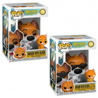 PRE-PEDIDO Funko Pop 1705 Dodger with Oliver - Oliver and Company OPCION CHASE 1/6 LEER DESCRIPCION