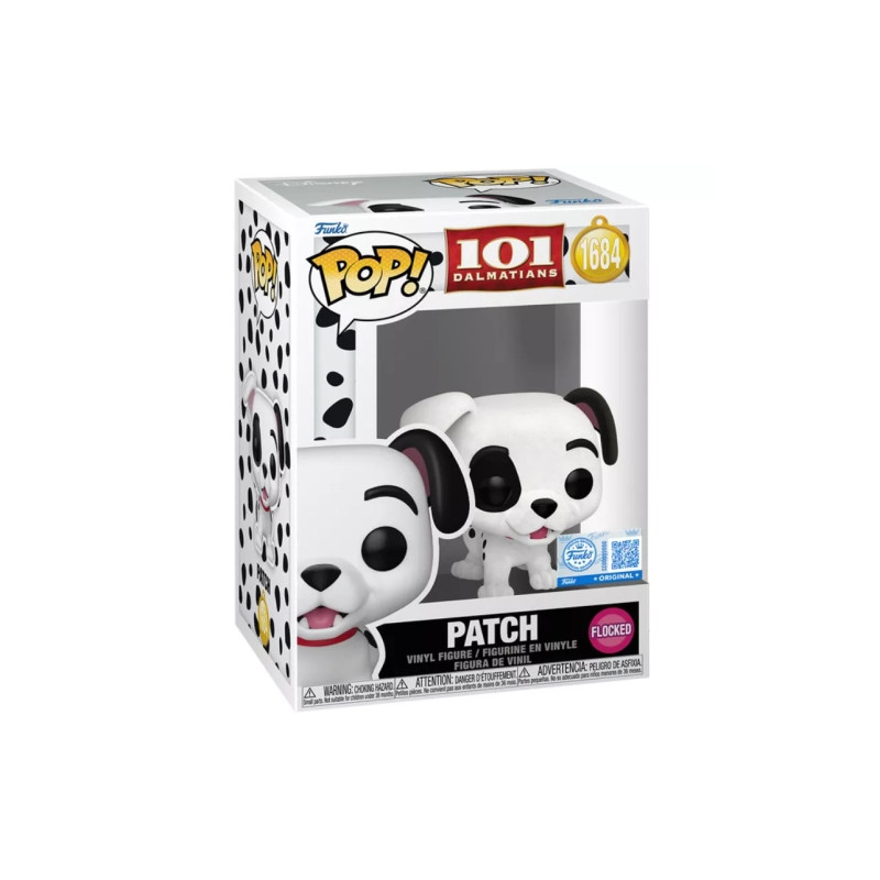 Funko Pop 1684 Patch (Flocked) - 101 Dalmatas - Special Edition - Disney