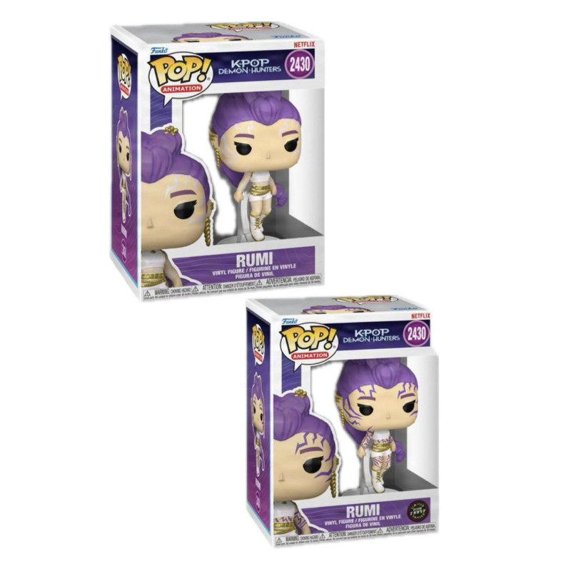 PRE-PEDIDO Funko Pop 2430 Rumi - K-Pop Demon Hunter OPCION CHASE 1/6 LEER DESCRIPCION