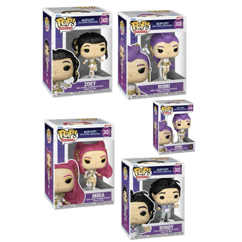 PRE-PEDIDO COLECCION COMPLETA Funko Pop K-Pop Demon Hunter OPCION CHASE 1/6 LEER DESCRIPCION