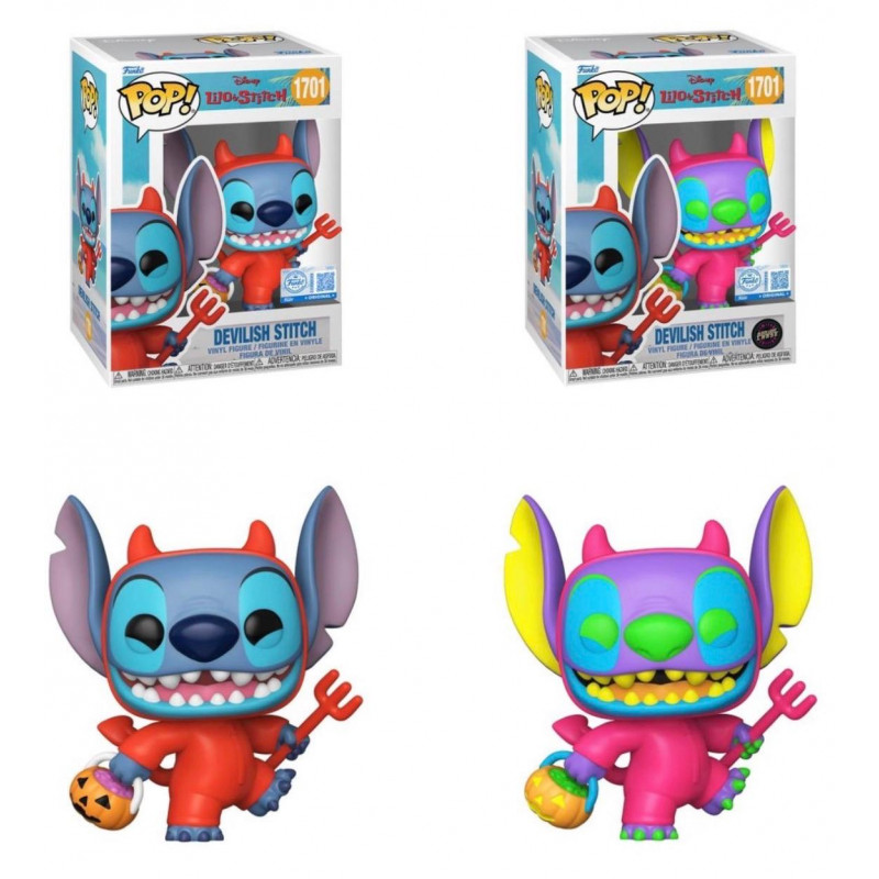 Funko Pop 1701 Devilish Stitch - Special Edition - Disney OPCION CHASE 1/6 LEER DESCRIPCION