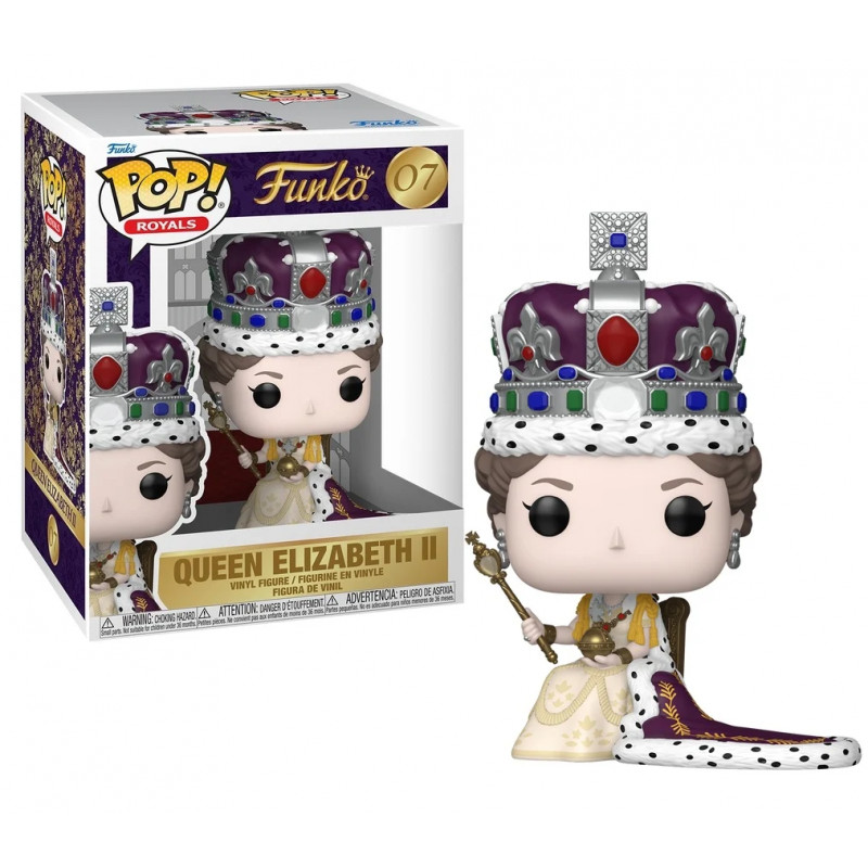 Funko Pop 07 Queen Elizabeth II - Royals